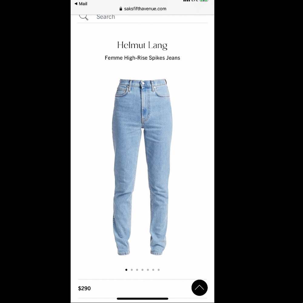 Femme high rise spike jeans